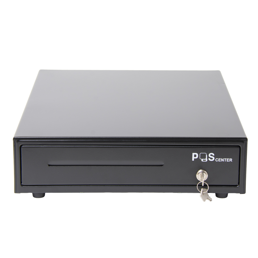 Денежный ящик POScenter 13K 350x405x90 распайка для "Epson/АТОЛ, без датчика открытой крышки", черный