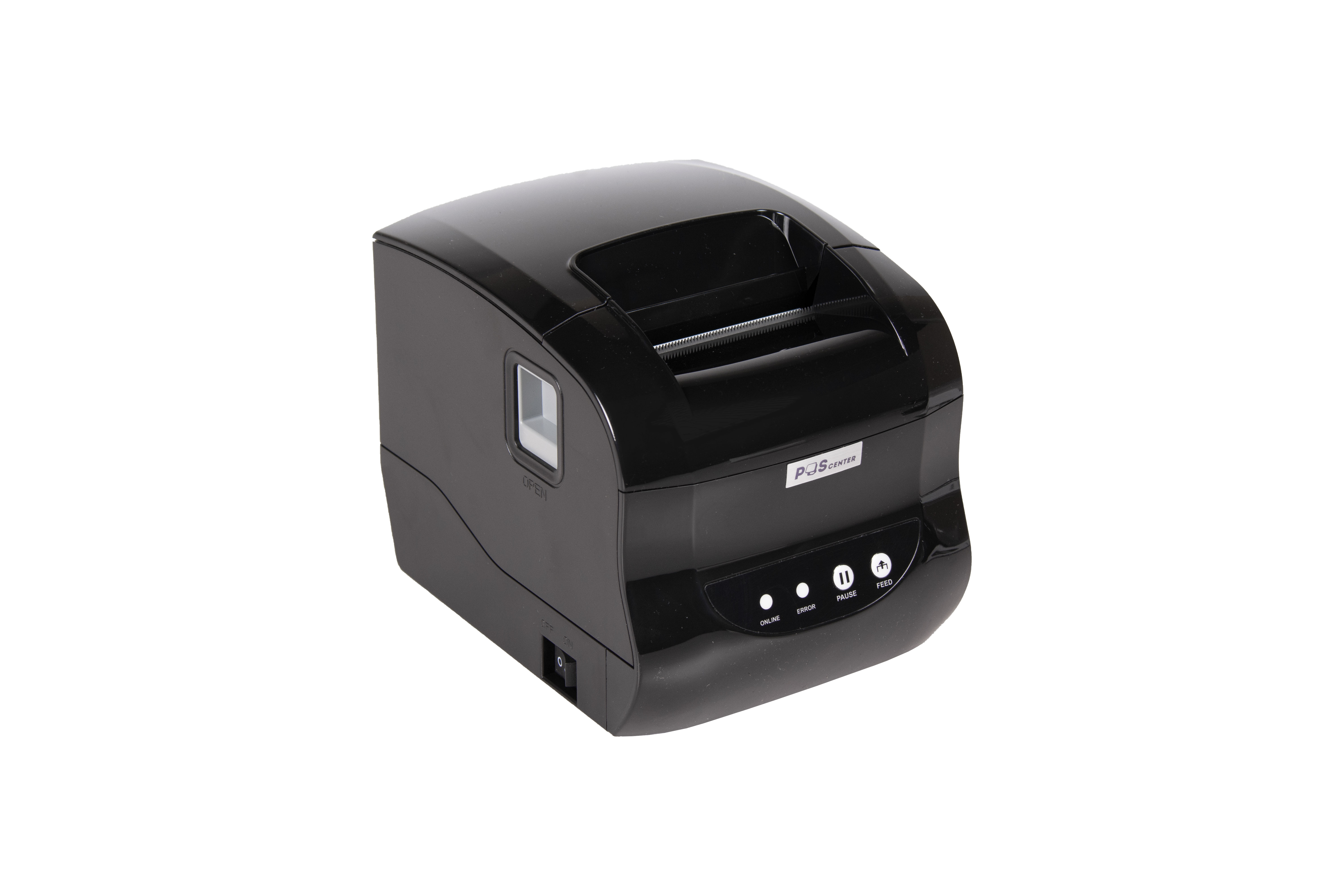 Принтер этикеток и чеков POScenter PC-365W (прямая термопечать, 3", USB+WIFI) черный