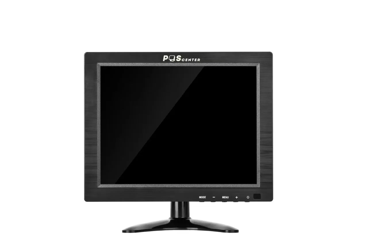 Монитор POScenter 9.7" 1024x768, VGA 1.8 м, подставка, черный