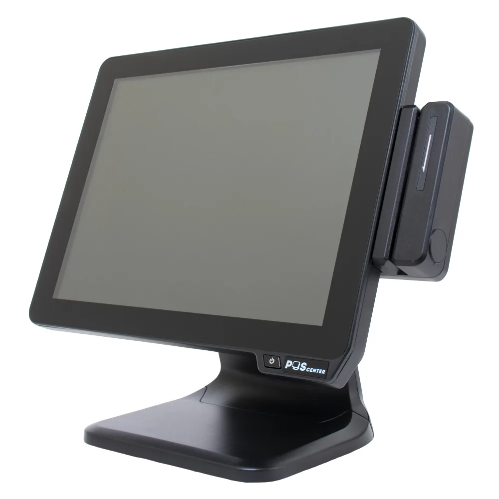 Сенсорный моноблок POScenter POS200 (15", PCAP, i3-1215, RAM DDR4 8Gb, SSD M2 256Gb, MSR) без ОС — фото 1