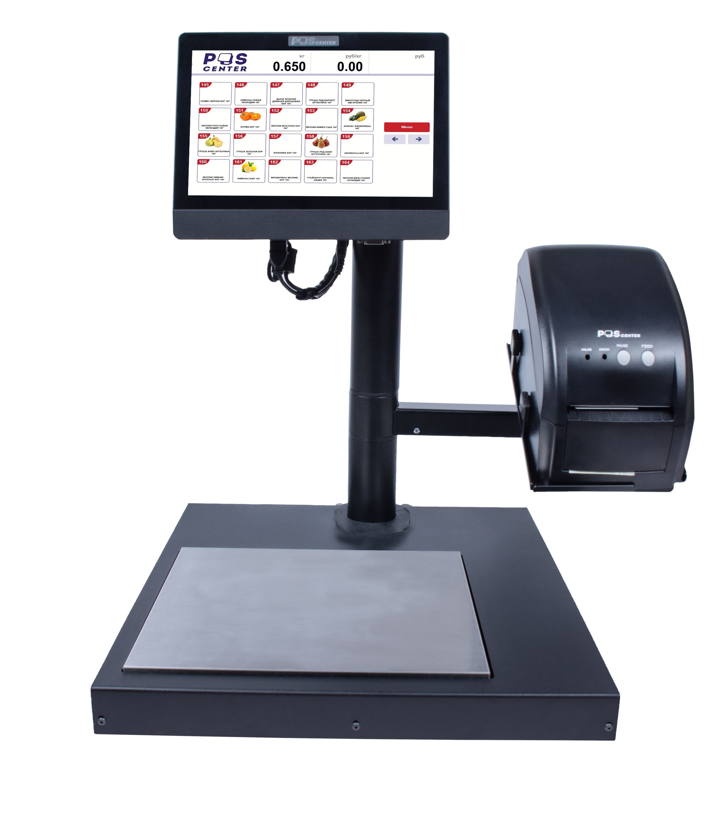 Комплекс этикетирования POScenter SMART Mini 15-2.5 (весы с чекопечатью)