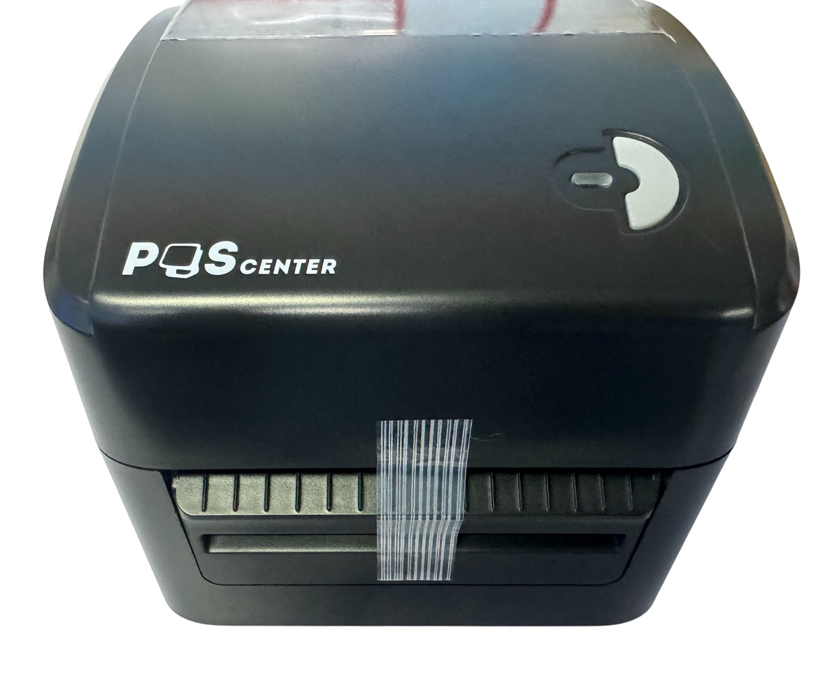 Принтер этикеток POScenter PC-100 U (прямая термопечать, 4", USB, с отделителем) черный