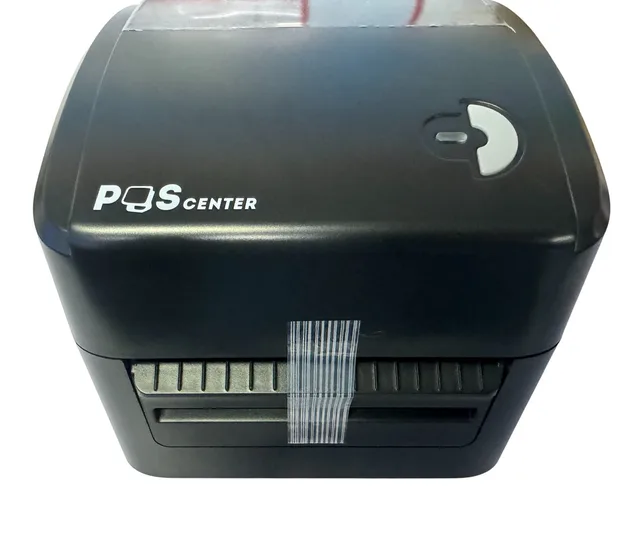 Принтер этикеток POScenter PC-100 U (прямая термопечать, 4", USB, с отделителем) черный — фото 1