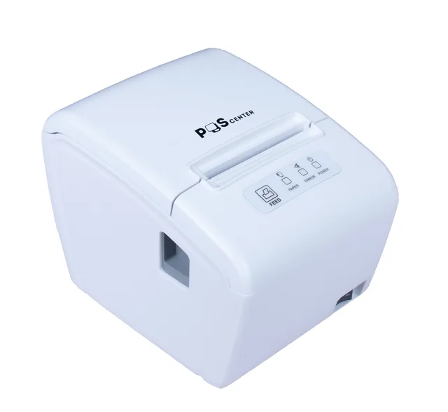 Принтер чеков POScenter RP-100W (80мм, 260 мм/сек, автоотрез, RS232+USB+LAN+wifi) белый — фото 1