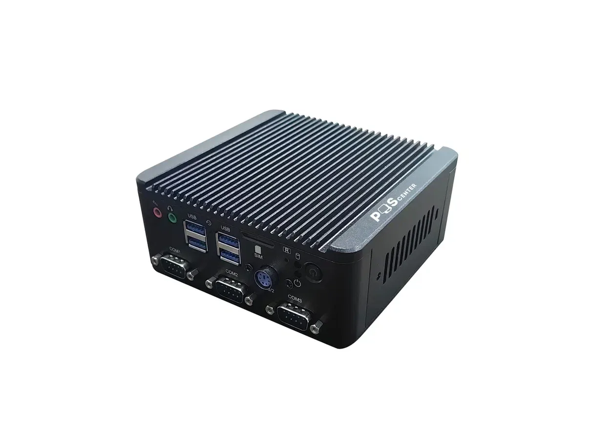 POS-компьютер POScenter BOX PC 1 Pro (J4125, RAM 8Gb, SSD 128Gb, 8*USB, 6*COM, PS/2, 2*LAN, 2*HDMI, Audio in/out) без ОС — фото 1