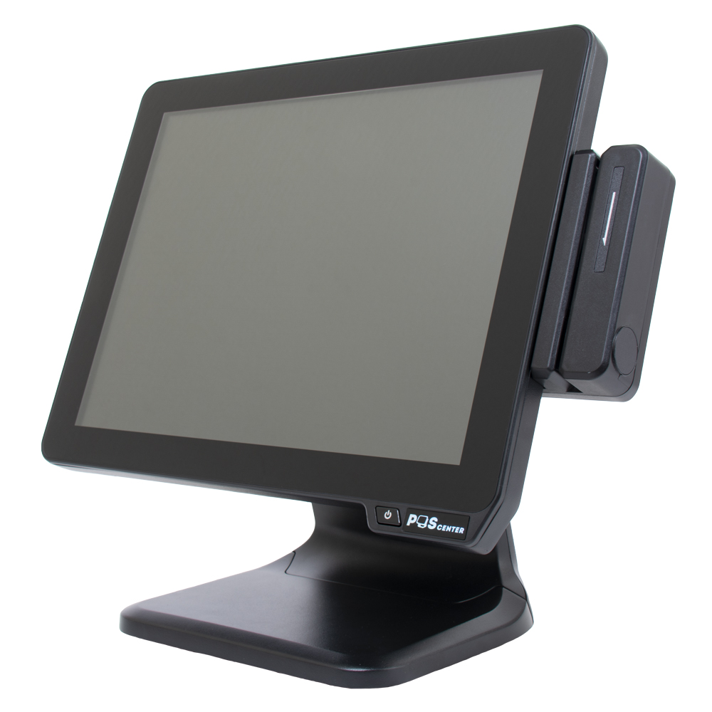 Сенсорный моноблок POScenter POS200 Pro (15", PCAP, N100, RAM 8Gb, SSD M2 128Gb, MSR) Windows