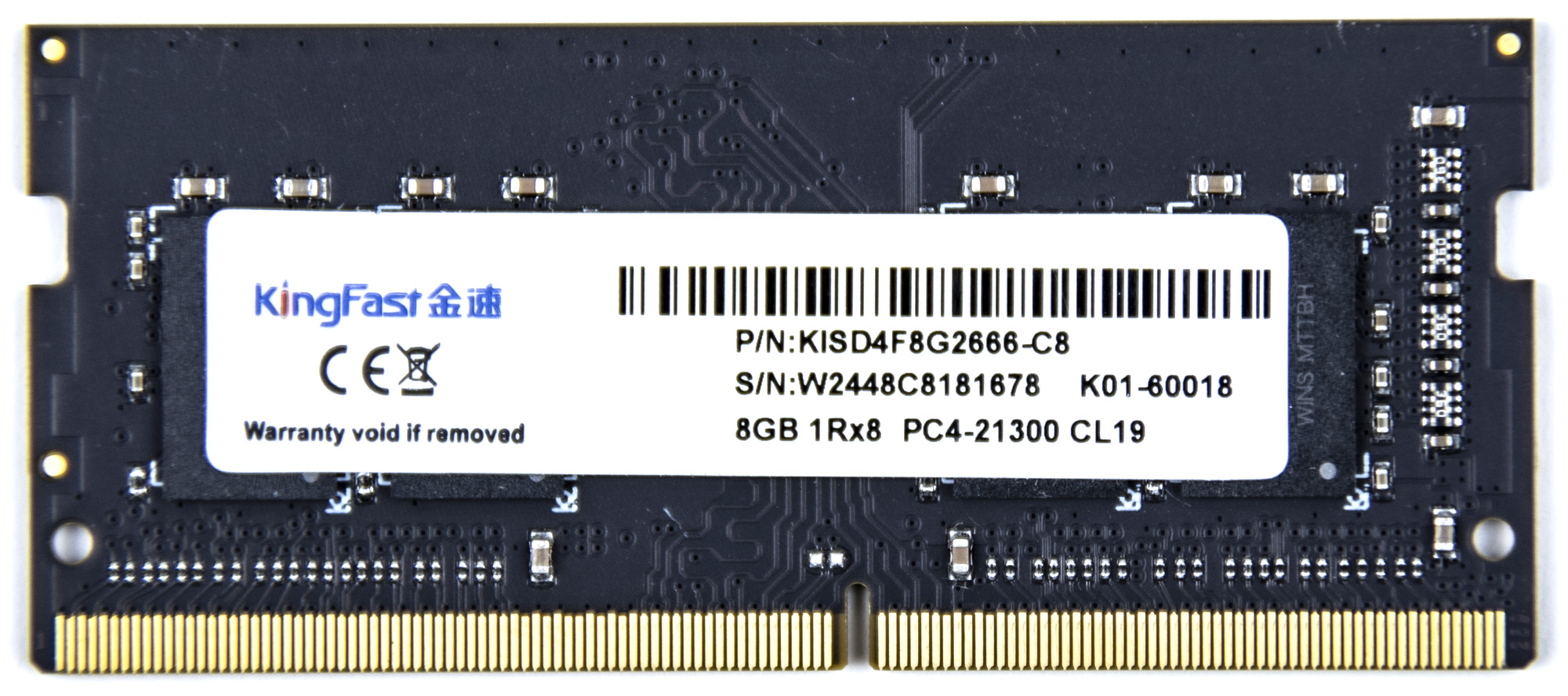Модуль памяти DDR4L KingFast SODIMM,1.2 В, 2666 МГц, 8 Гб