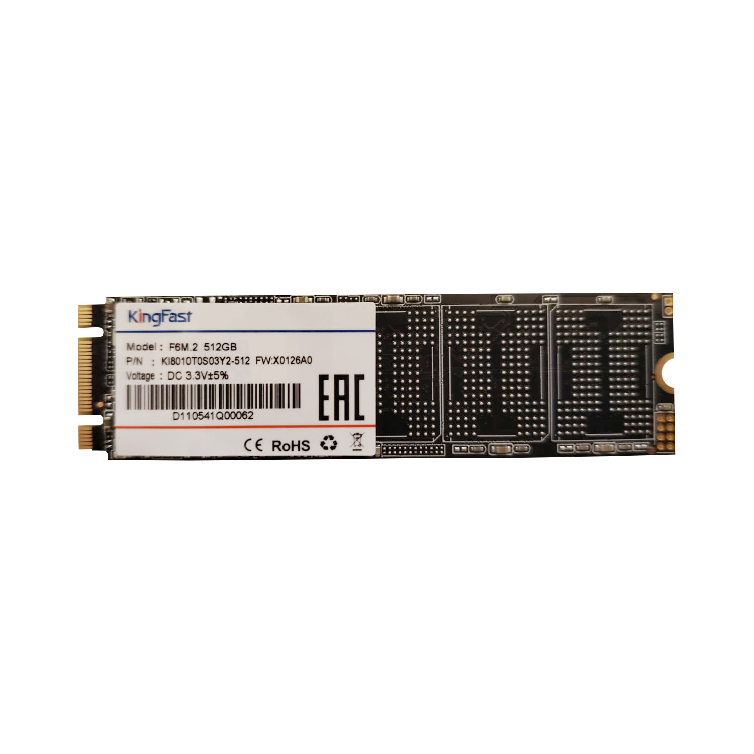 Твердотельный накопитель SSD KingFast M.2 2280 SATA 512 Гб