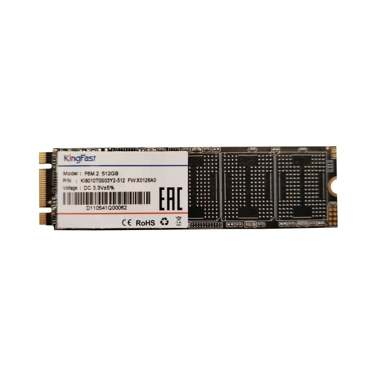 Твердотельный накопитель SSD KingFast M.2 2280 SATA 512 Гб