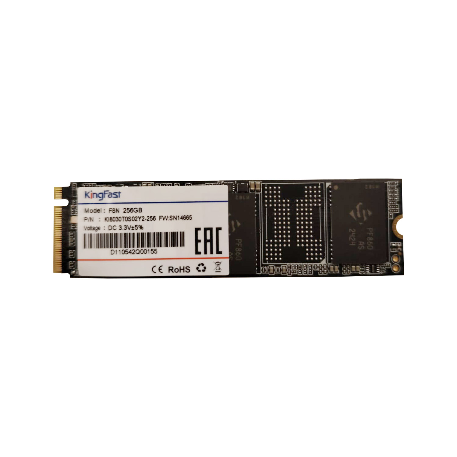 Твердотельный накопитель SSD KingFast NVMe 3.0 256 Гб