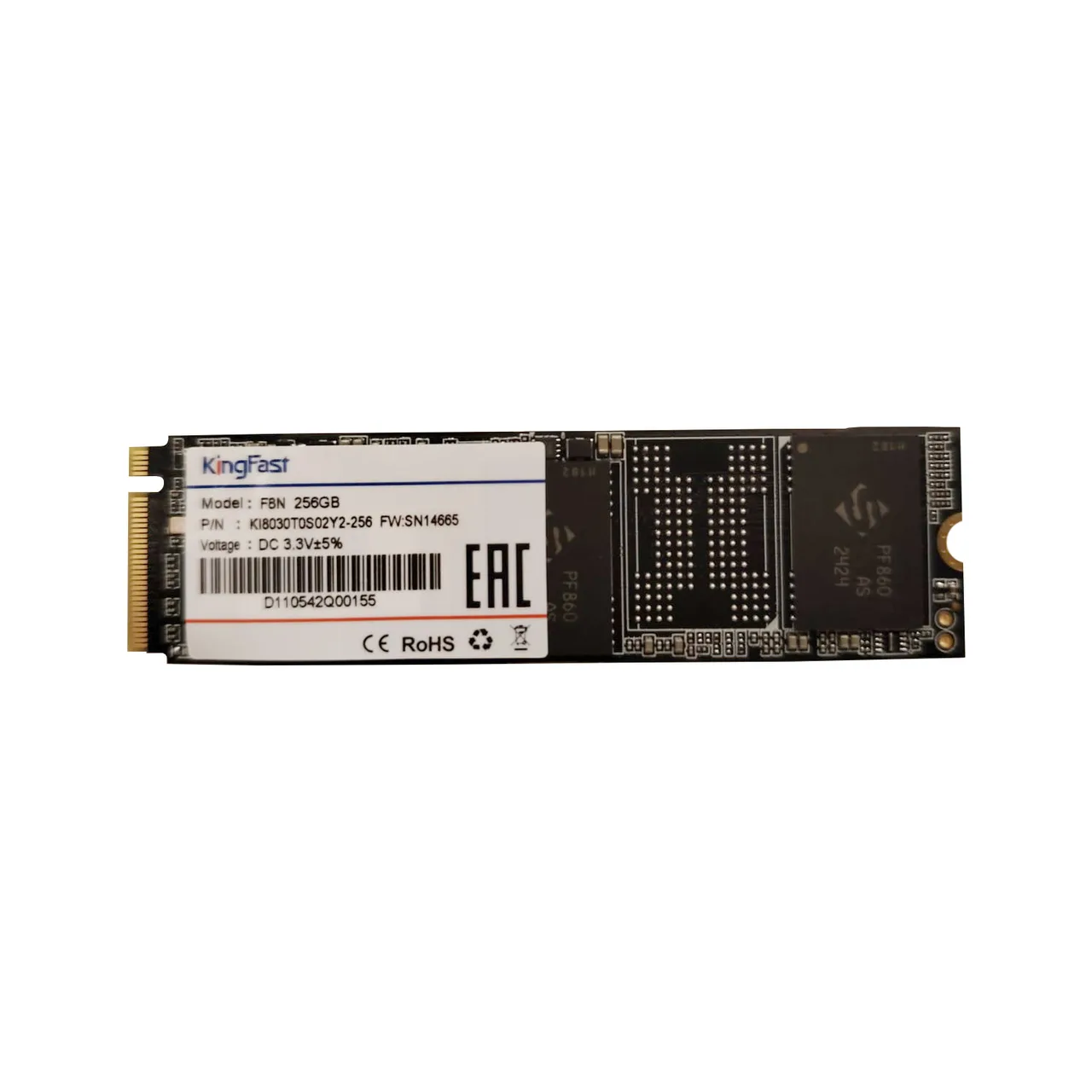 Твердотельный накопитель SSD KingFast NVMe 3.0 256 Гб