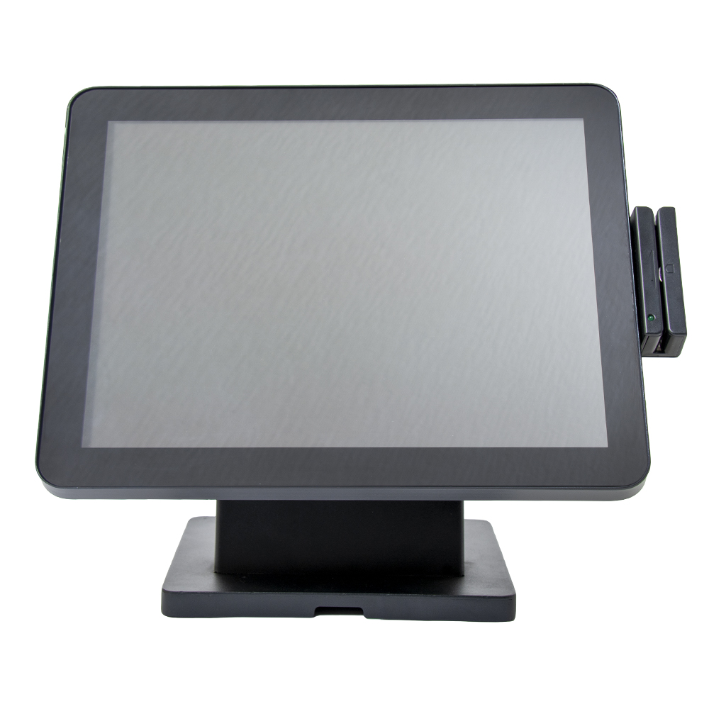 Сенсорный моноблок POScenter POS90 (15", PCAP, WB-J3455, RAM 8Gb DDR3L 1.35V 1600MHz, SSD M.2 SATA 128Gb, БЕЗ MSR) без ОС