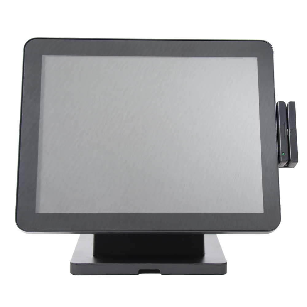 Сенсорный моноблок POScenter POS90ES (15", PCAP, J1900, RAM 4Gb, SSD 64Gb замена SSD без вскрытия корпуса, MSR) без ОС